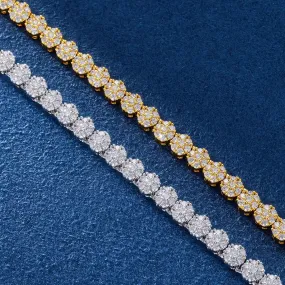 6.5mm Clustered Tennis Chain