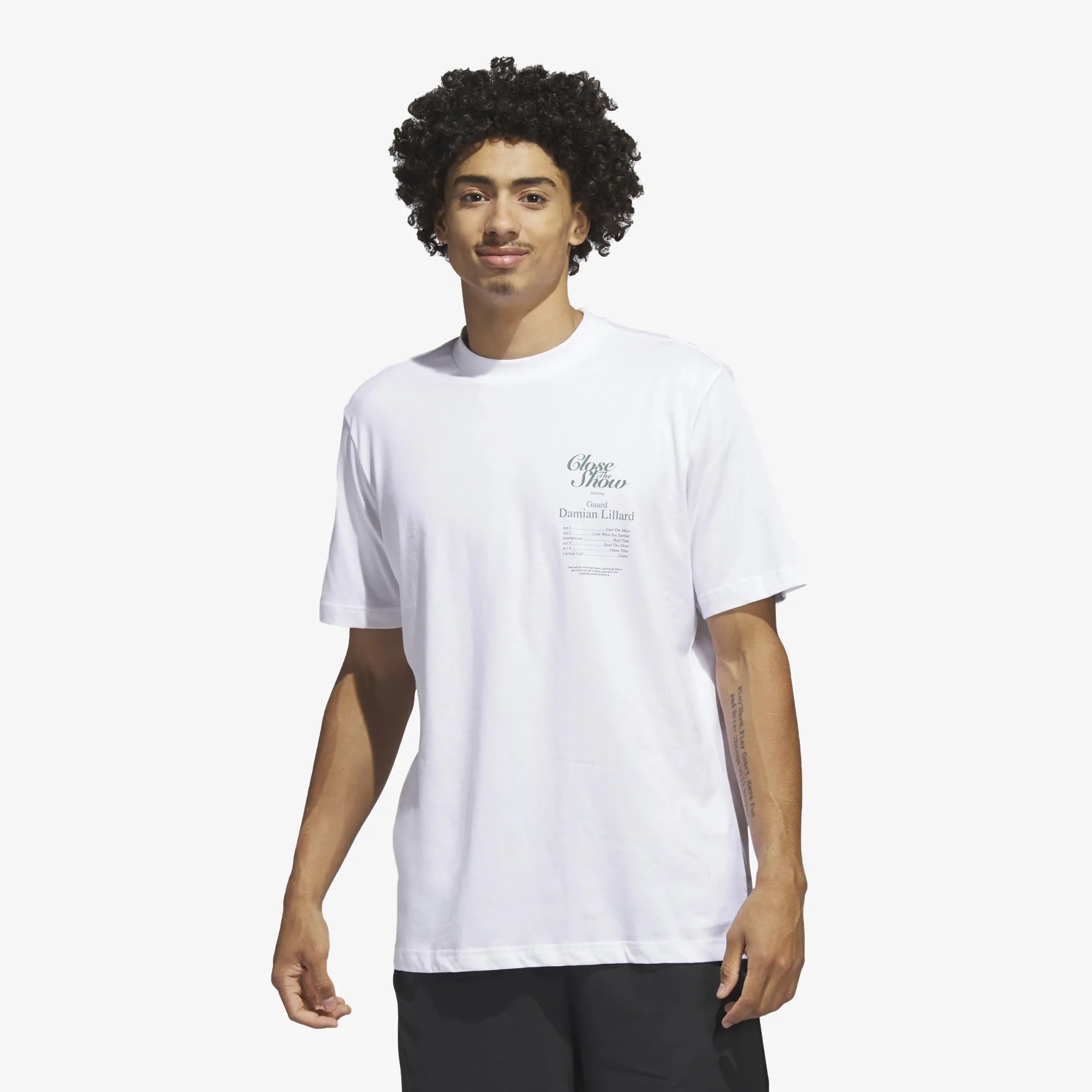 Adidas Originals | DAME 9 TEE  { WHITE