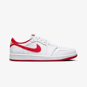 AIR JORDAN 1 LOW OG 'WHITE/RED'