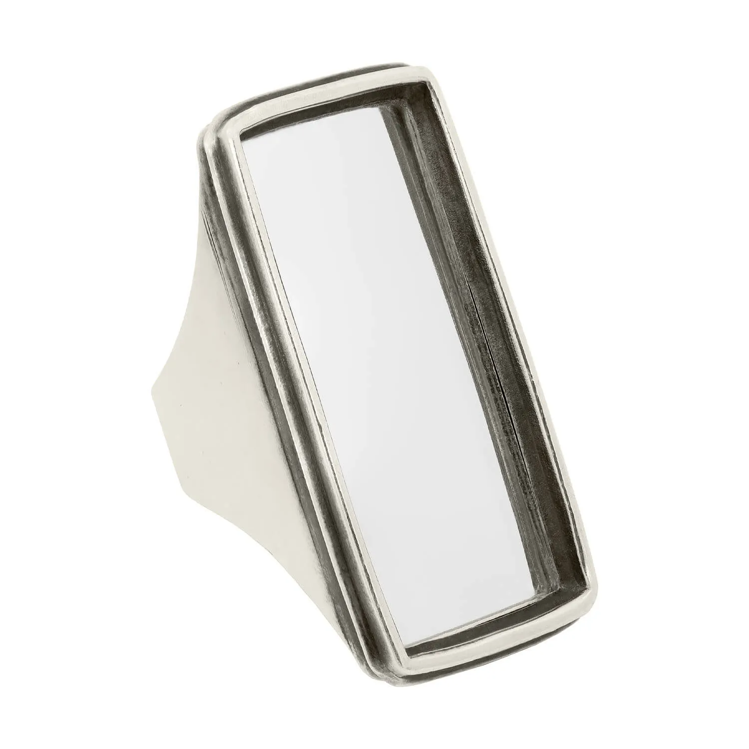 ANN DEMEULEMEESTER Estate Sterling Silver Mirror Ring