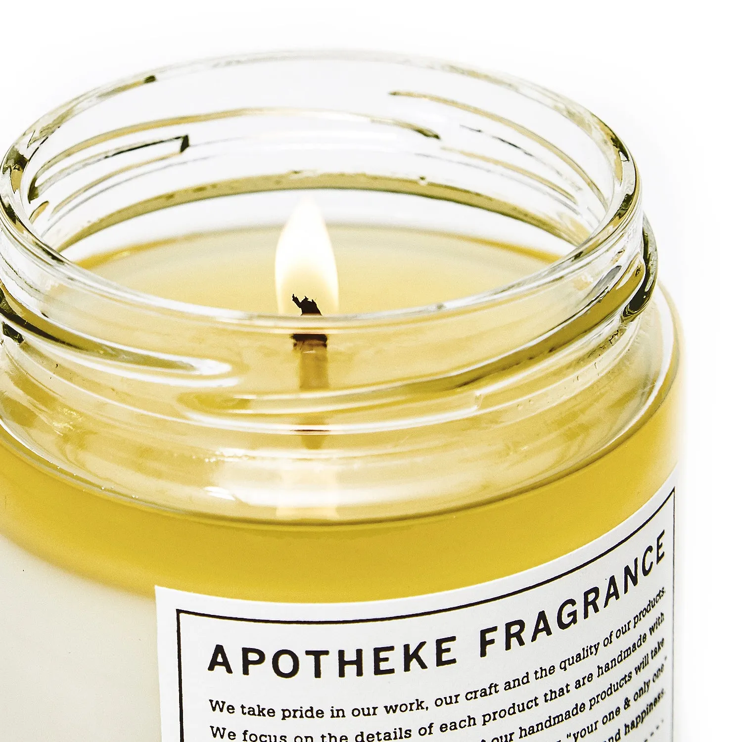 Apotheke Fragrance Glass Jar Candle "Between The Sheets"