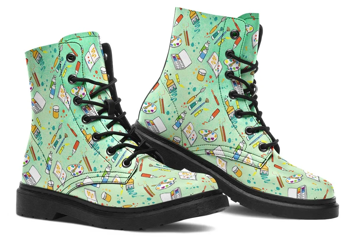 Artist Pattern Boots