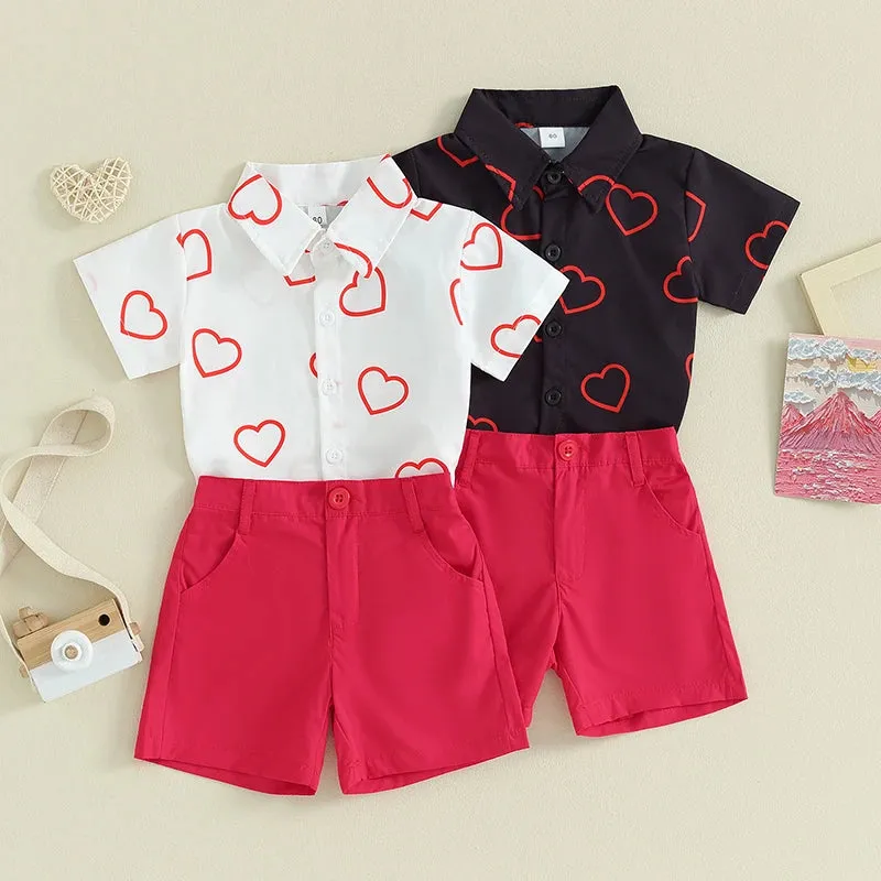 Baby Boys 0-4Y Valentine's Day Sets