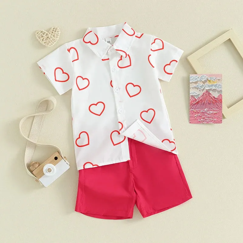 Baby Boys 0-4Y Valentine's Day Sets