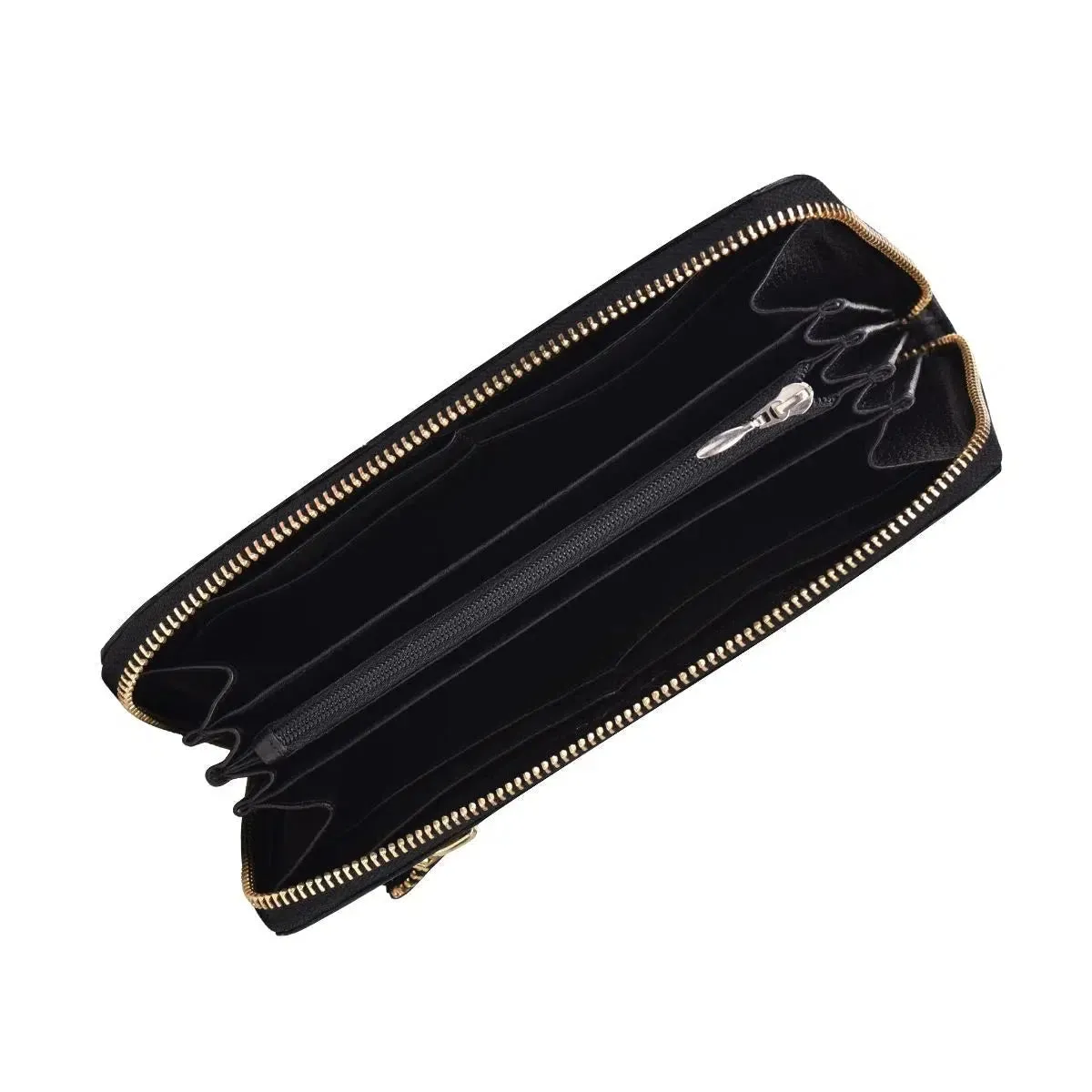 BD211MA - Cuadra black fashion stingray bifold wallet for women