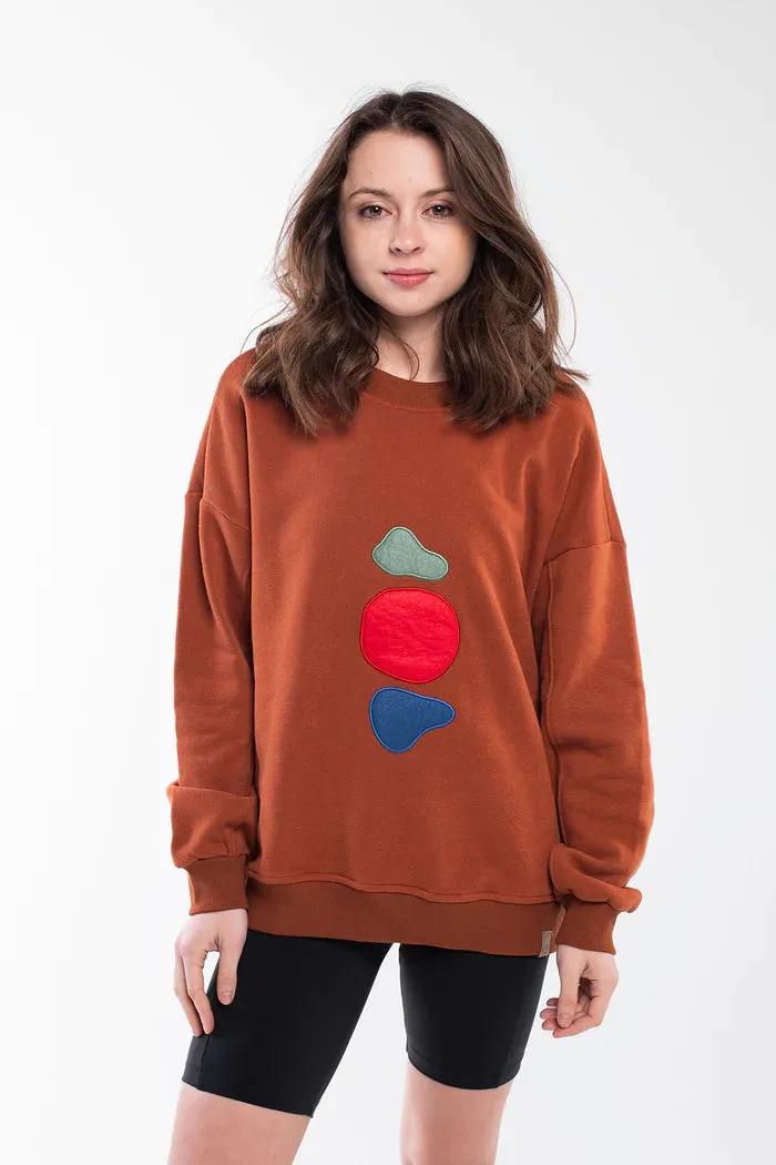 Bee And Alpaca Balance Stones Sweatshirt