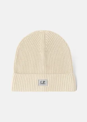 Bonnet C.P. Company petit logo beige