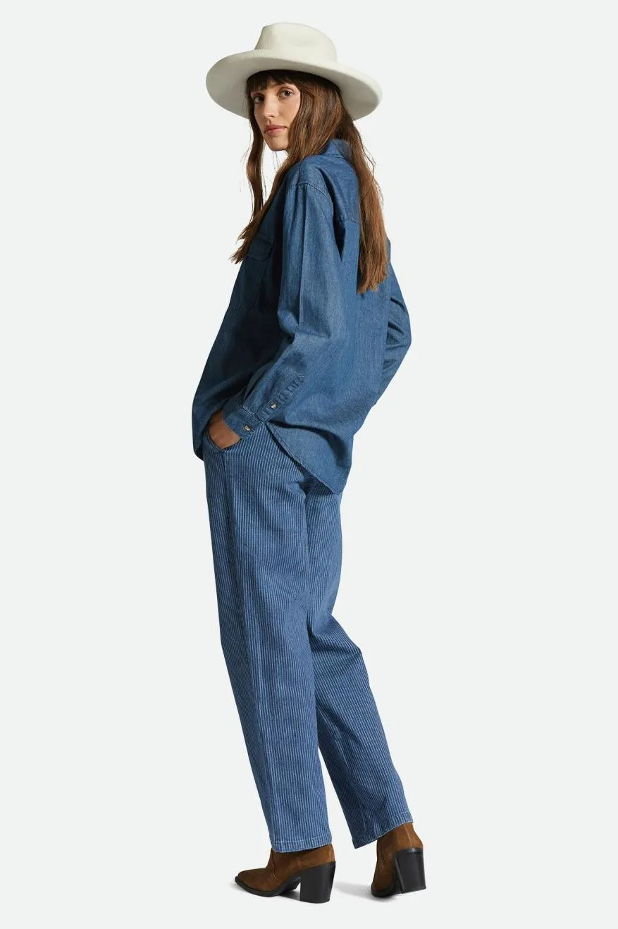 Bowery Boyfriend Overshirt - Indigo Rinse