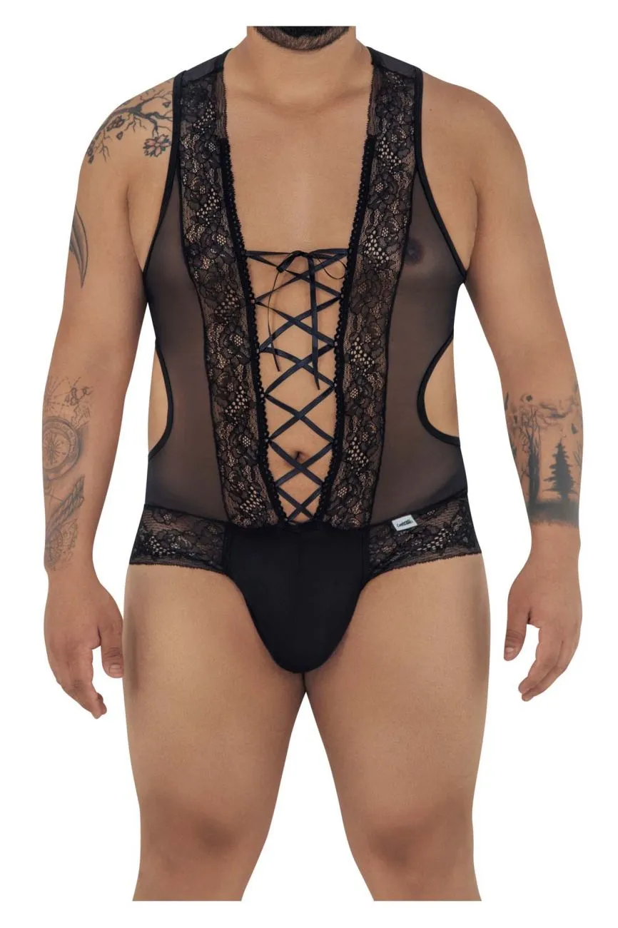 CandyMan Mesh-Lace Bodysuit