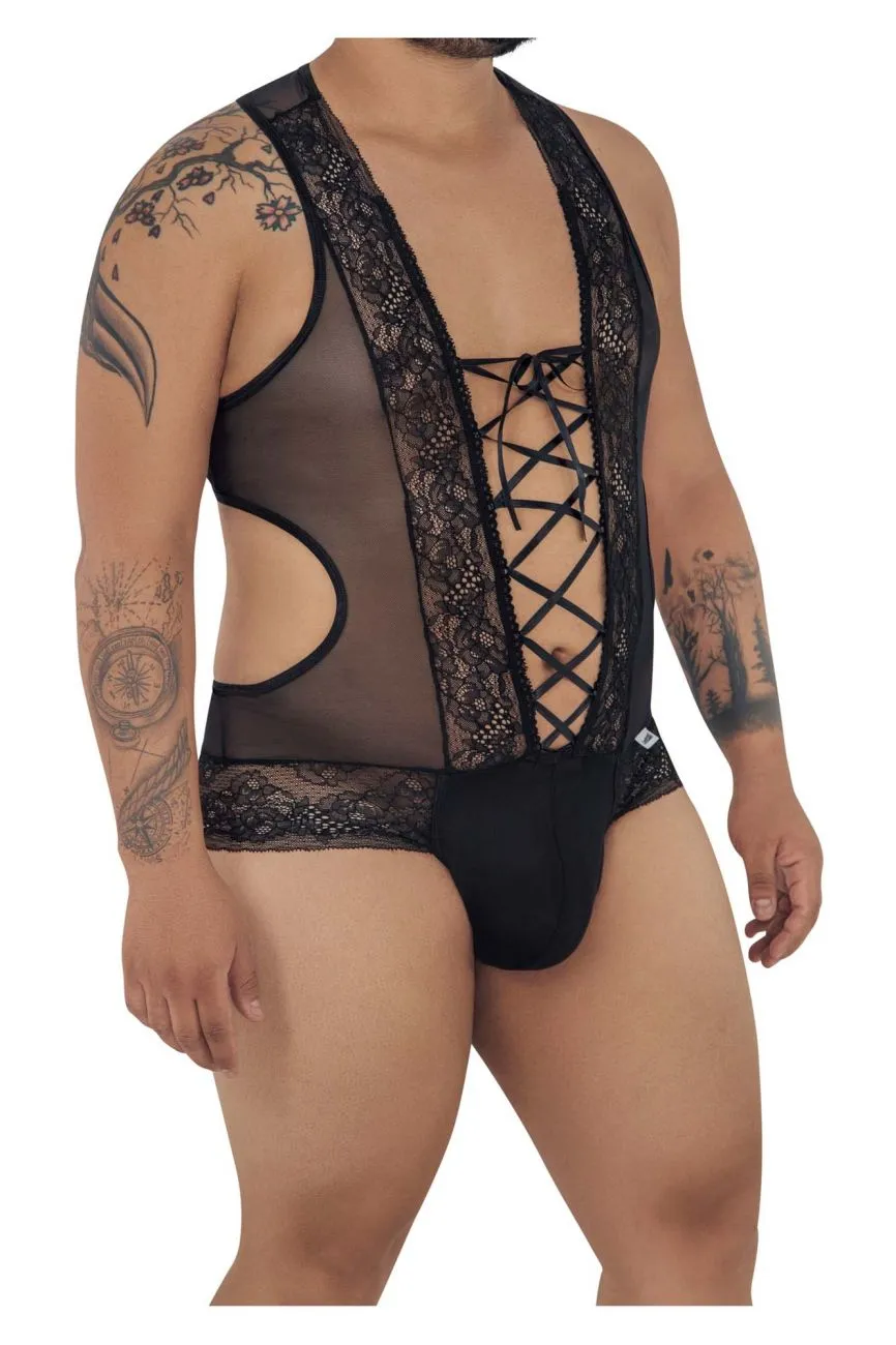 CandyMan Mesh-Lace Bodysuit