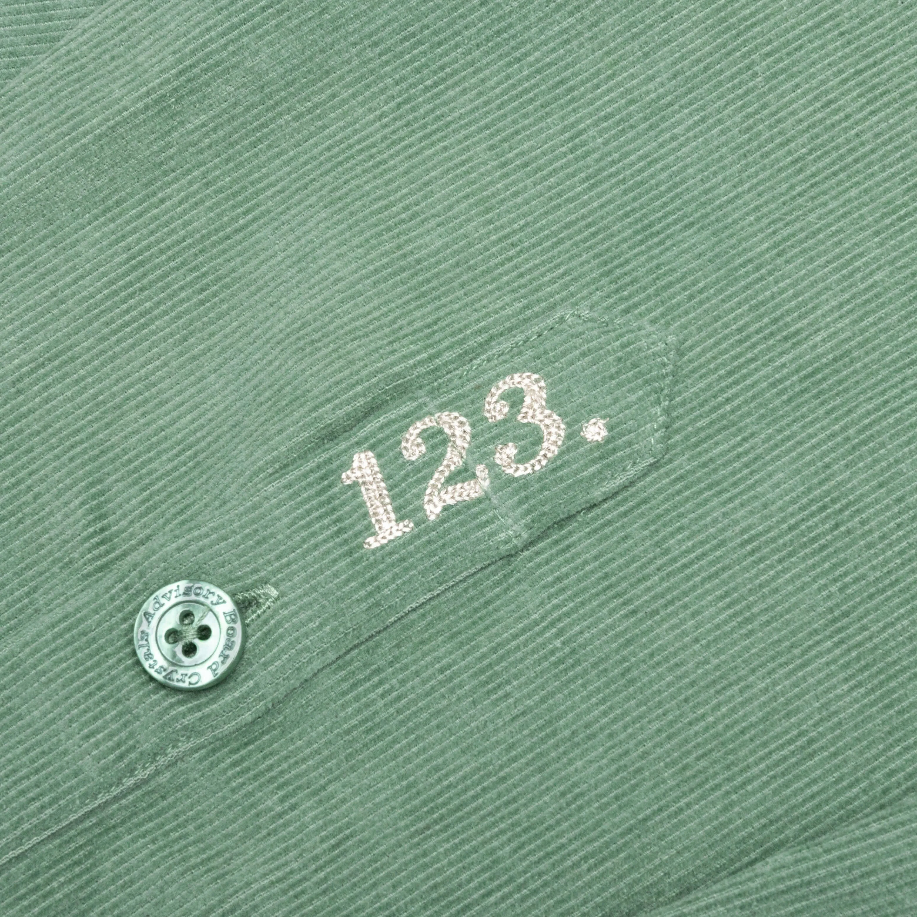 Corduroy Studio Work Shirt - Aventurine Green