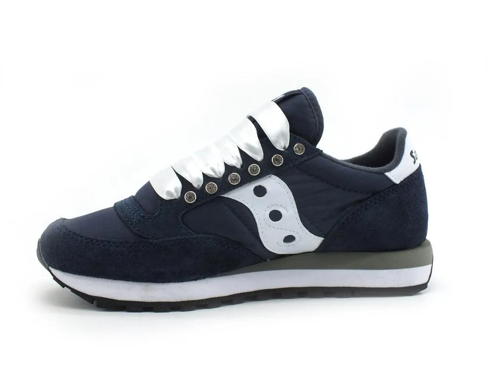 CUSTOM / SAUCONY Jazz Original Sneaker Borchie Studs Navy White  S1044-316