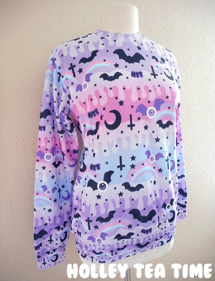 Dripping Sky Women's Sweatshirt [made to order]