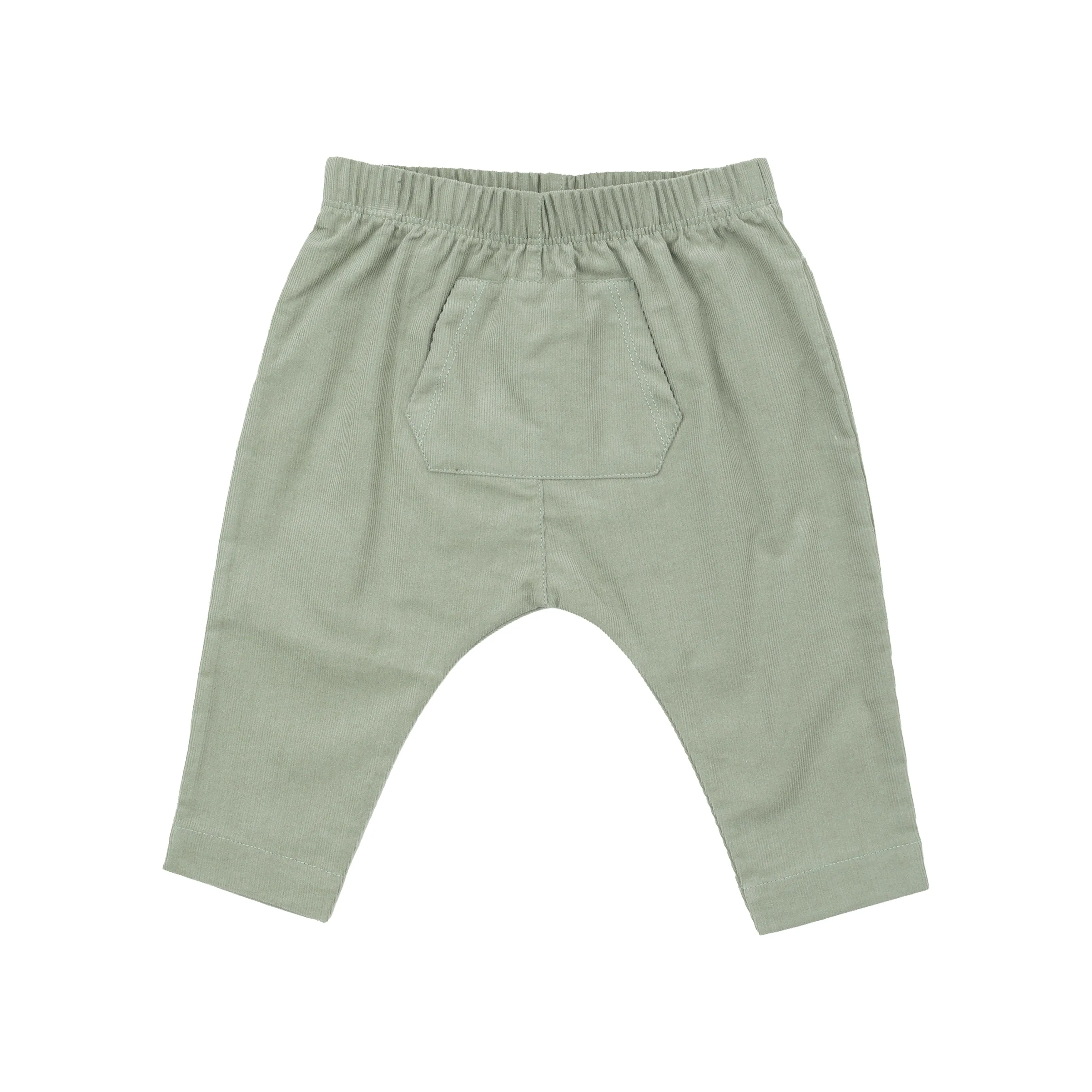 Drop Crotch Jogger | Corduroy Desert Sage