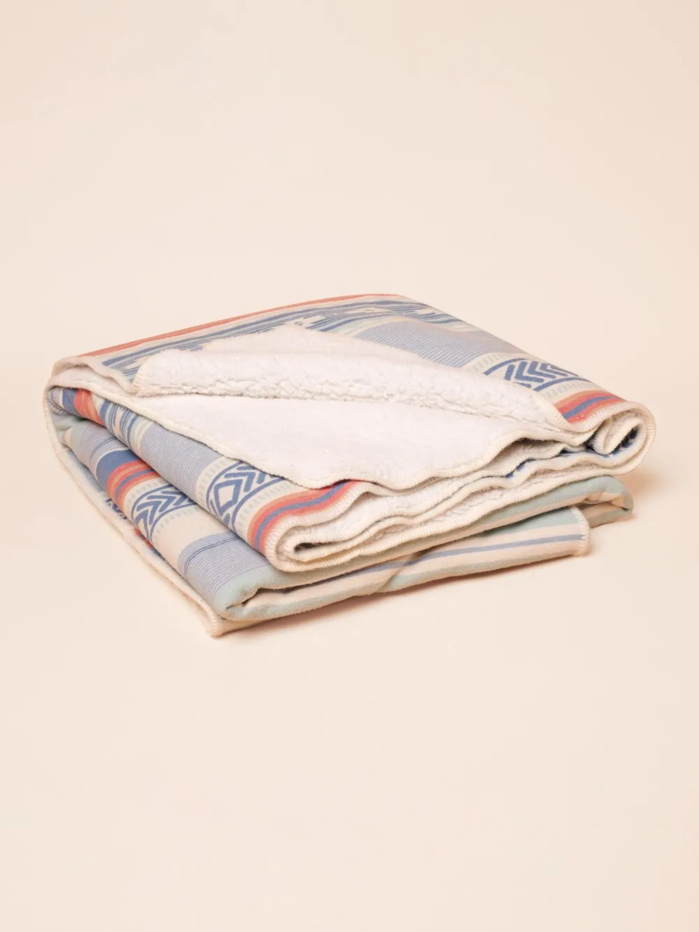 Faherty | Recycled Sherpa Blanket | Paradise Sky