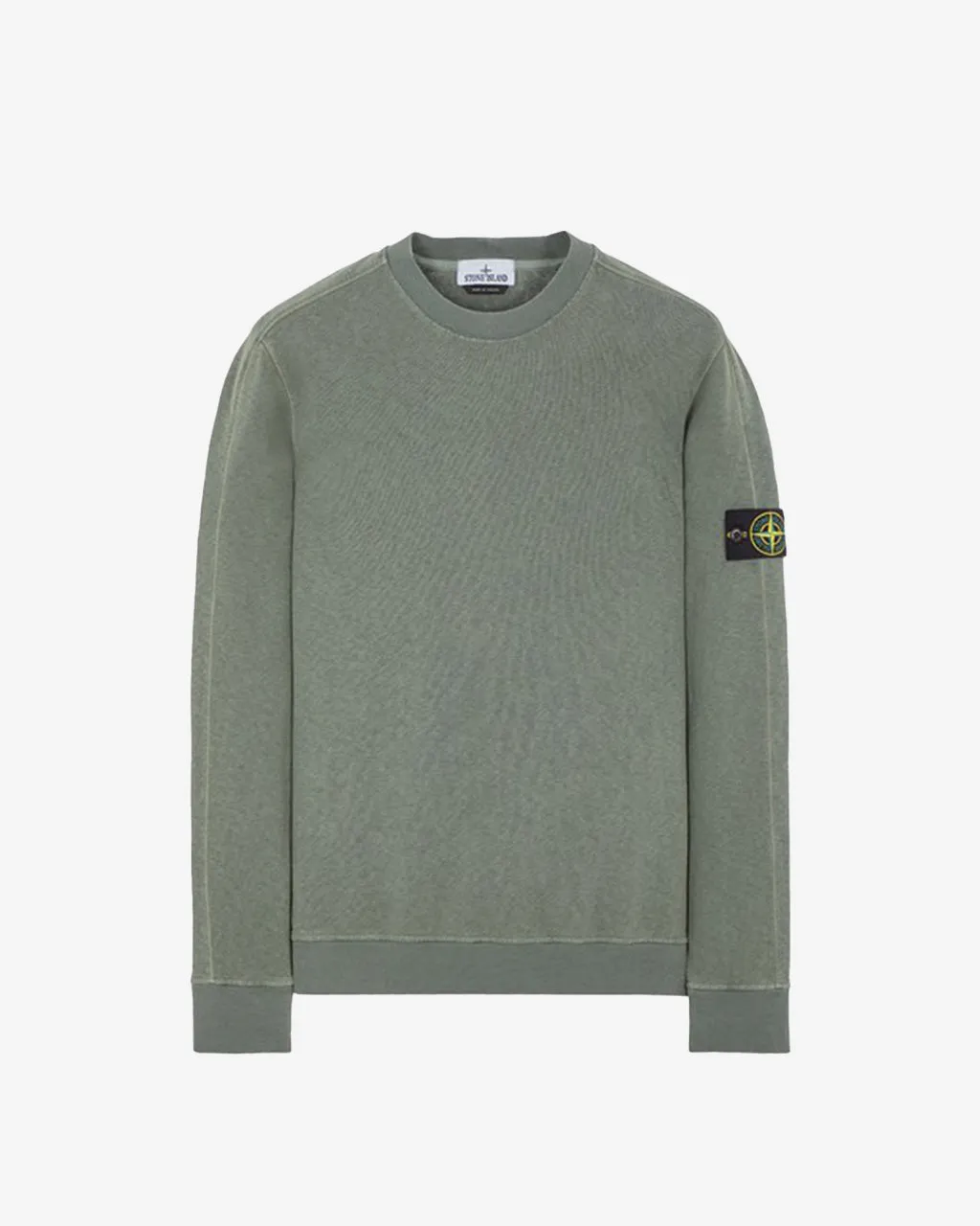 Garment Dyed Crewneck Sweatshirt Musk Green