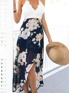 Lace to the Finish Floral Hater Dress