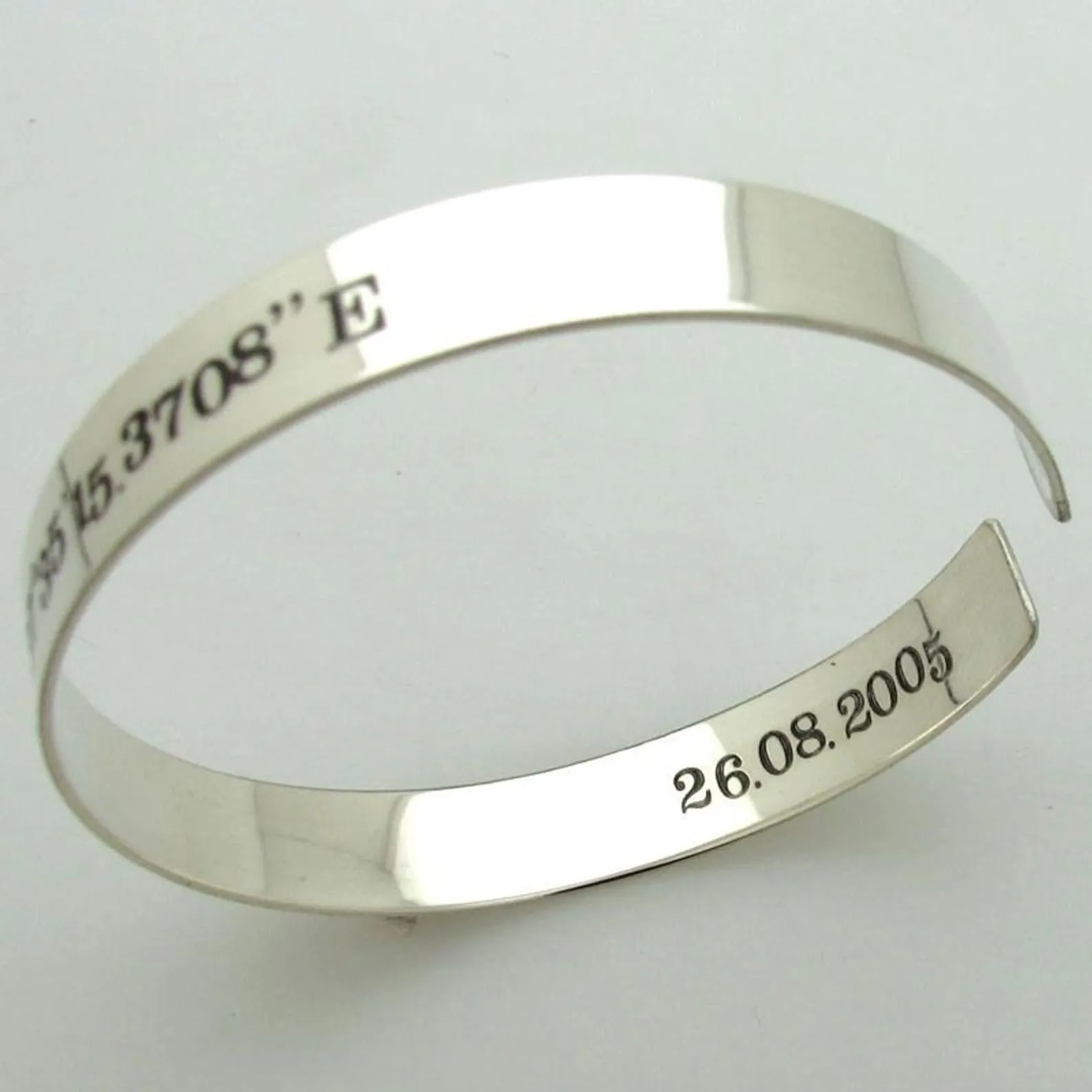 Latitude Longitude Bracelet - Birthday Gift for Men