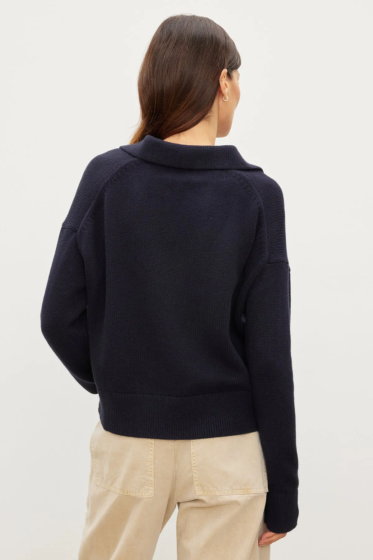 LUCIE POLO SWEATER