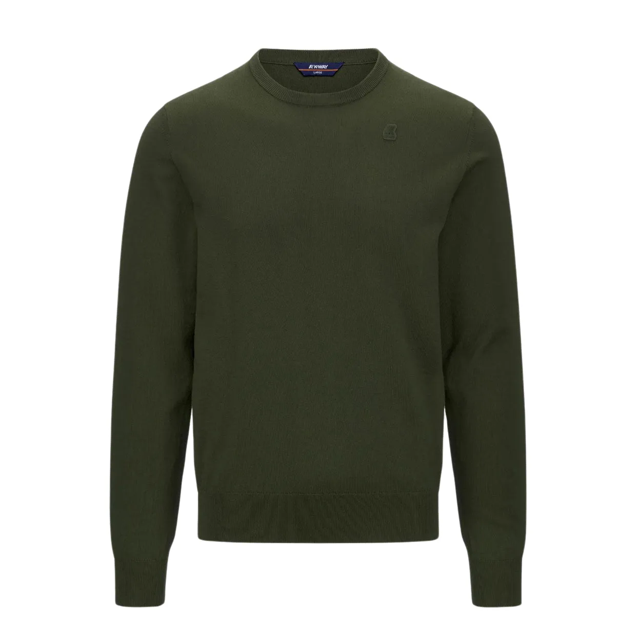 Maglione Uomo K-Way Sebastien Cotton PS Verde