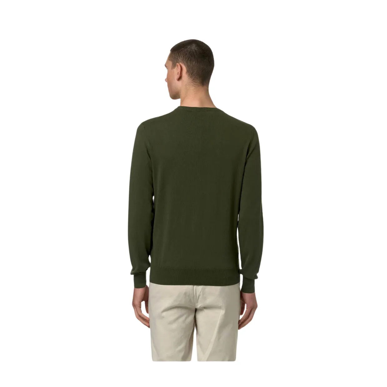 Maglione Uomo K-Way Sebastien Cotton PS Verde