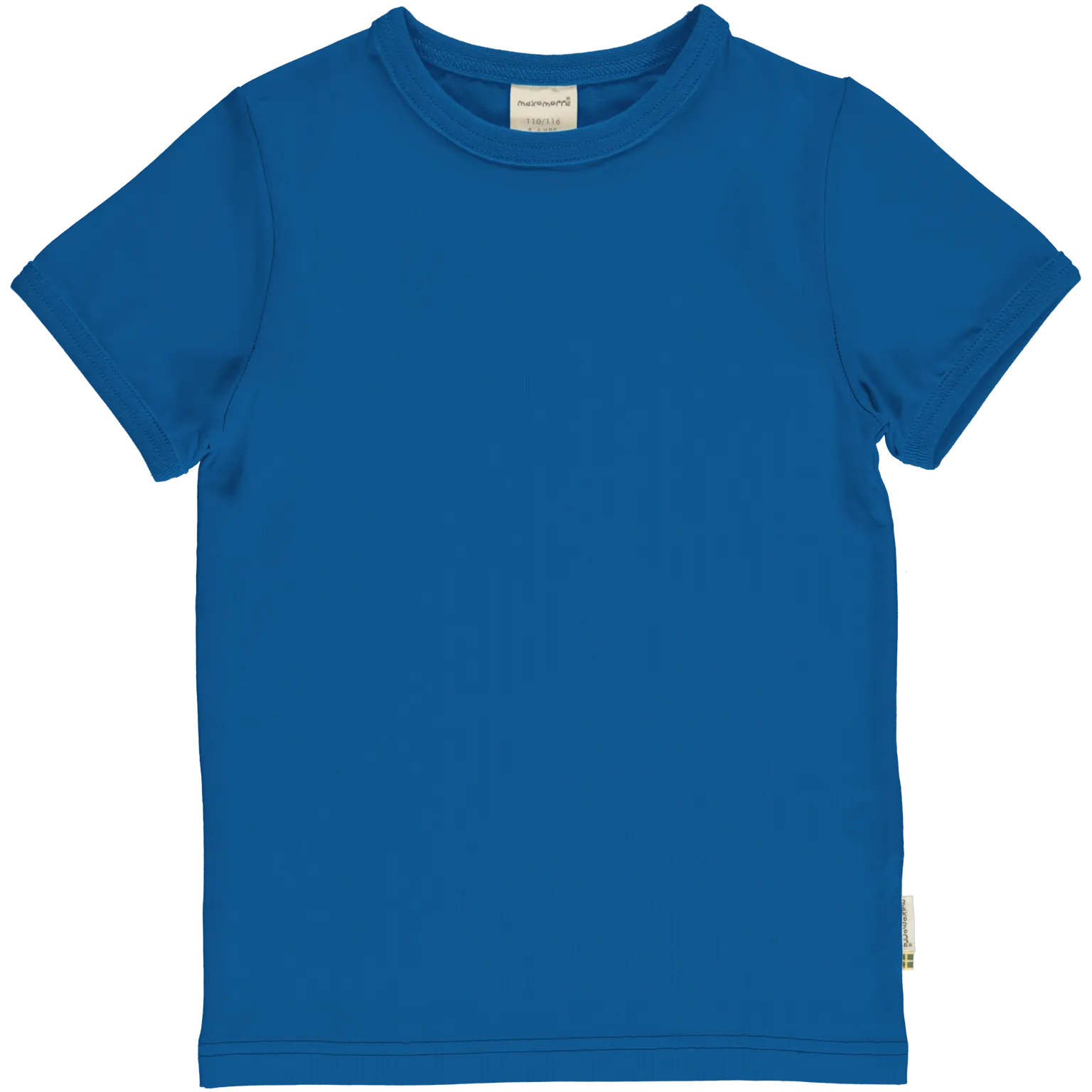 Maxomorra Blue Organic Cotton Short Sleeved Top