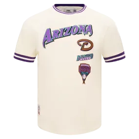 MLB ARIZONA DIAMONDBACKS RETRO CLASSIC MEN'S TOP (EGGSHELL/ PURPLE)