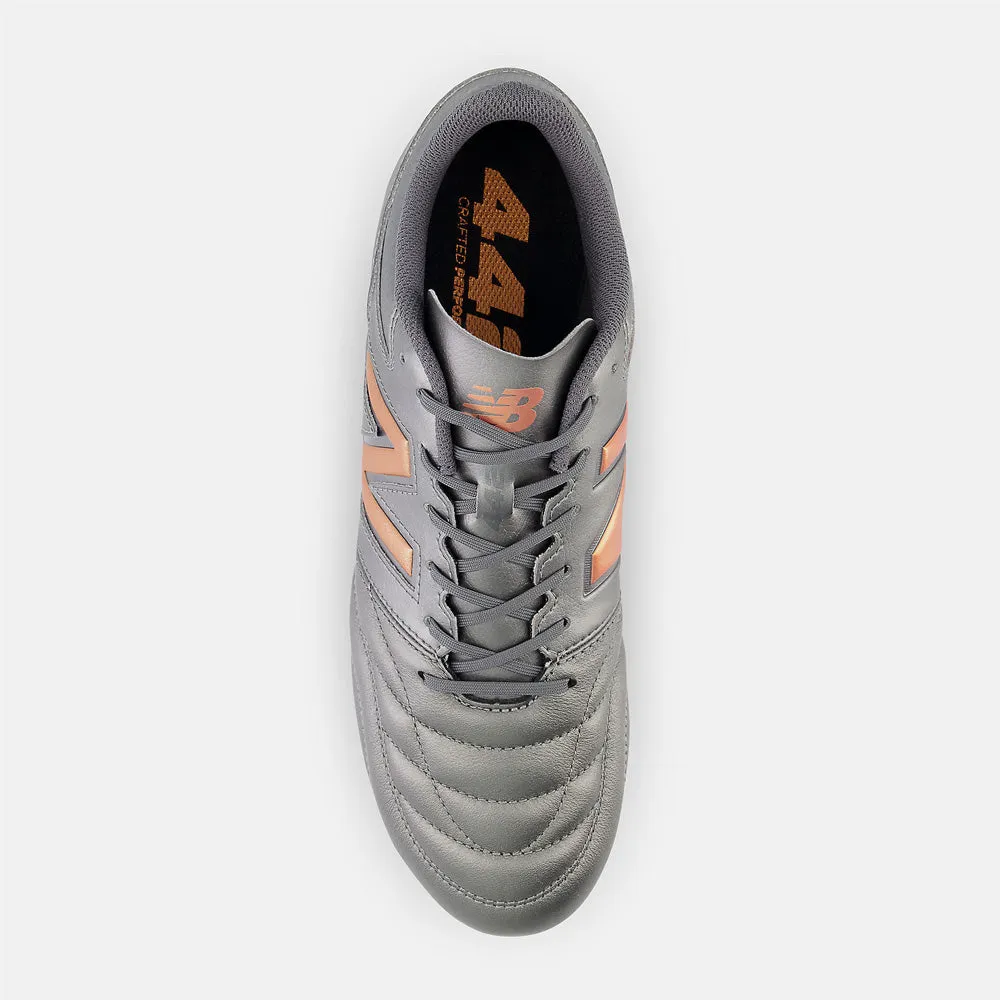 New Balance 442 V2 Team FG 2E Football Boots (Silver/Copper/Grey)