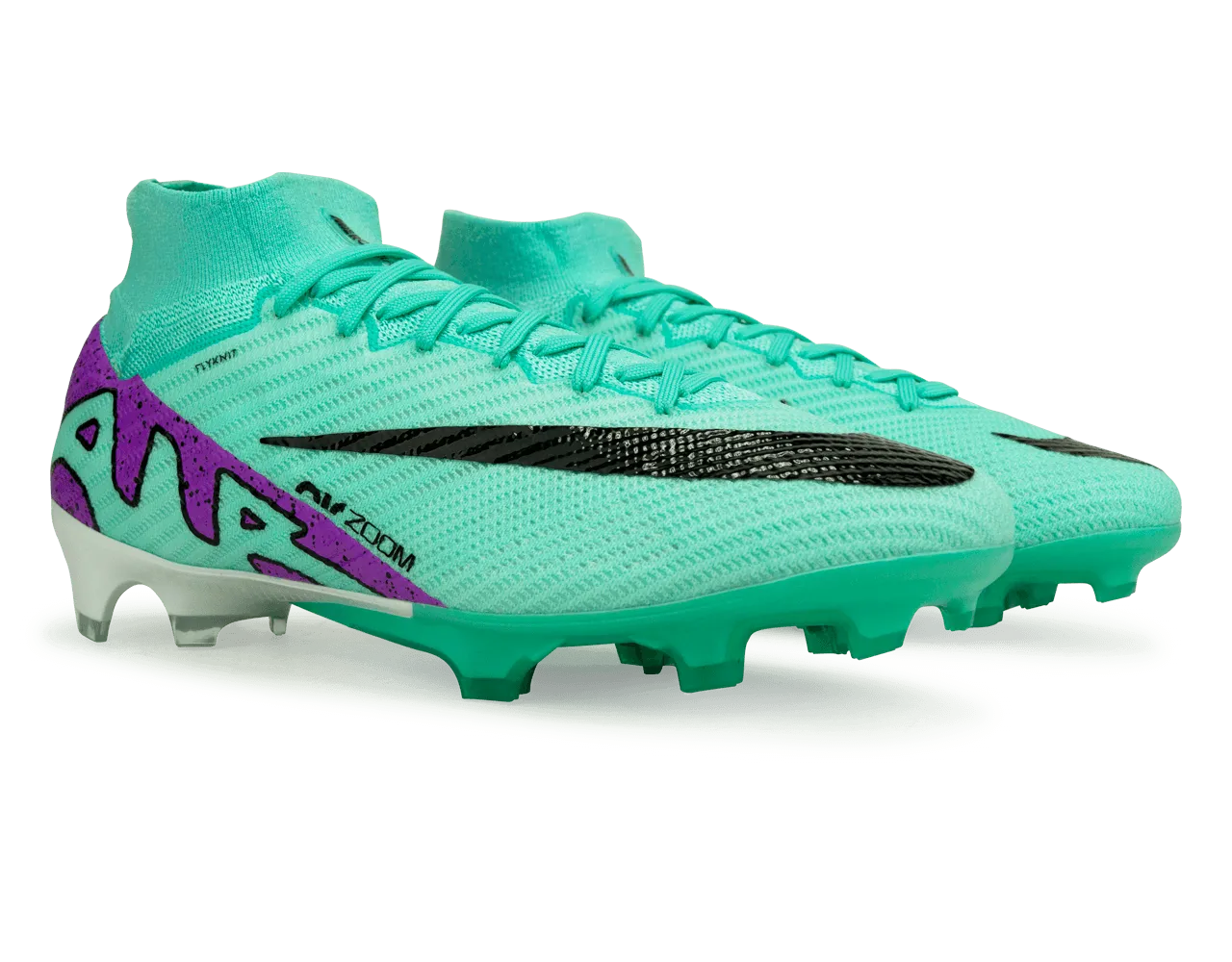 Nike Men's Zoom Mercurial Superfly 9 Elite FG Turquoise/Black/Purple