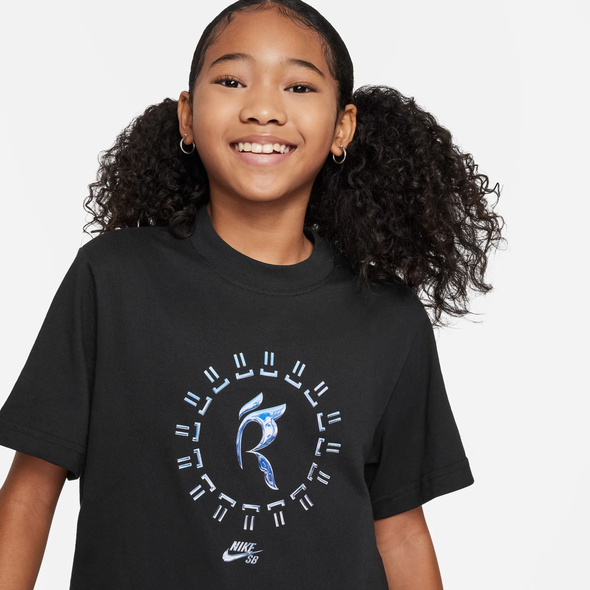 Nike SB Rayssa Kids Boxy Tee Black