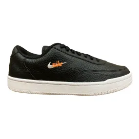 Nike women's sneakers shoe Court Vintage Premium CW1067 002 black white orange