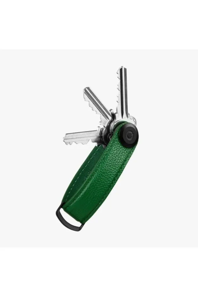 Orbitkey - Pebbled Leather Key Organiser - Emerald