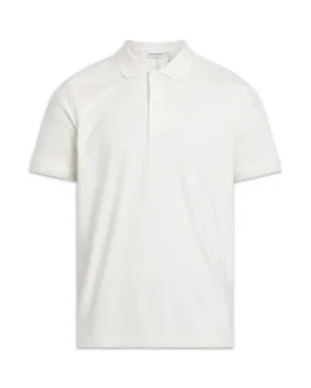 Polo Uomo Calvin Klein Smooth Cotton Slim Egret