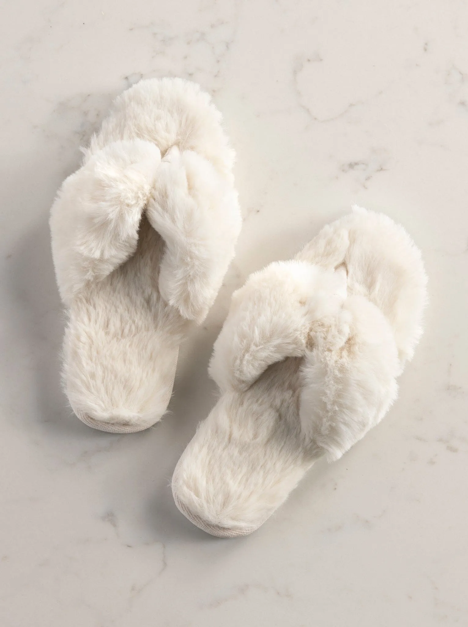 Rina Thong Slippers | Ivory