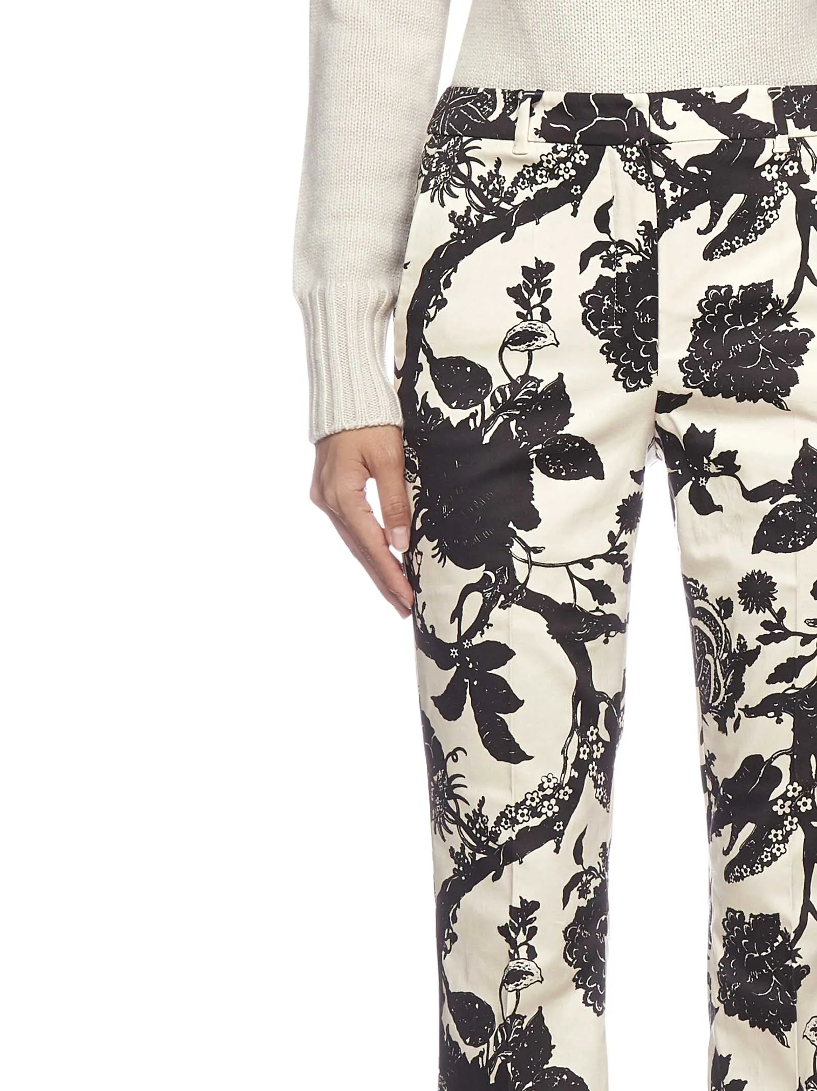 'S Max Mara Floral Printed Pants