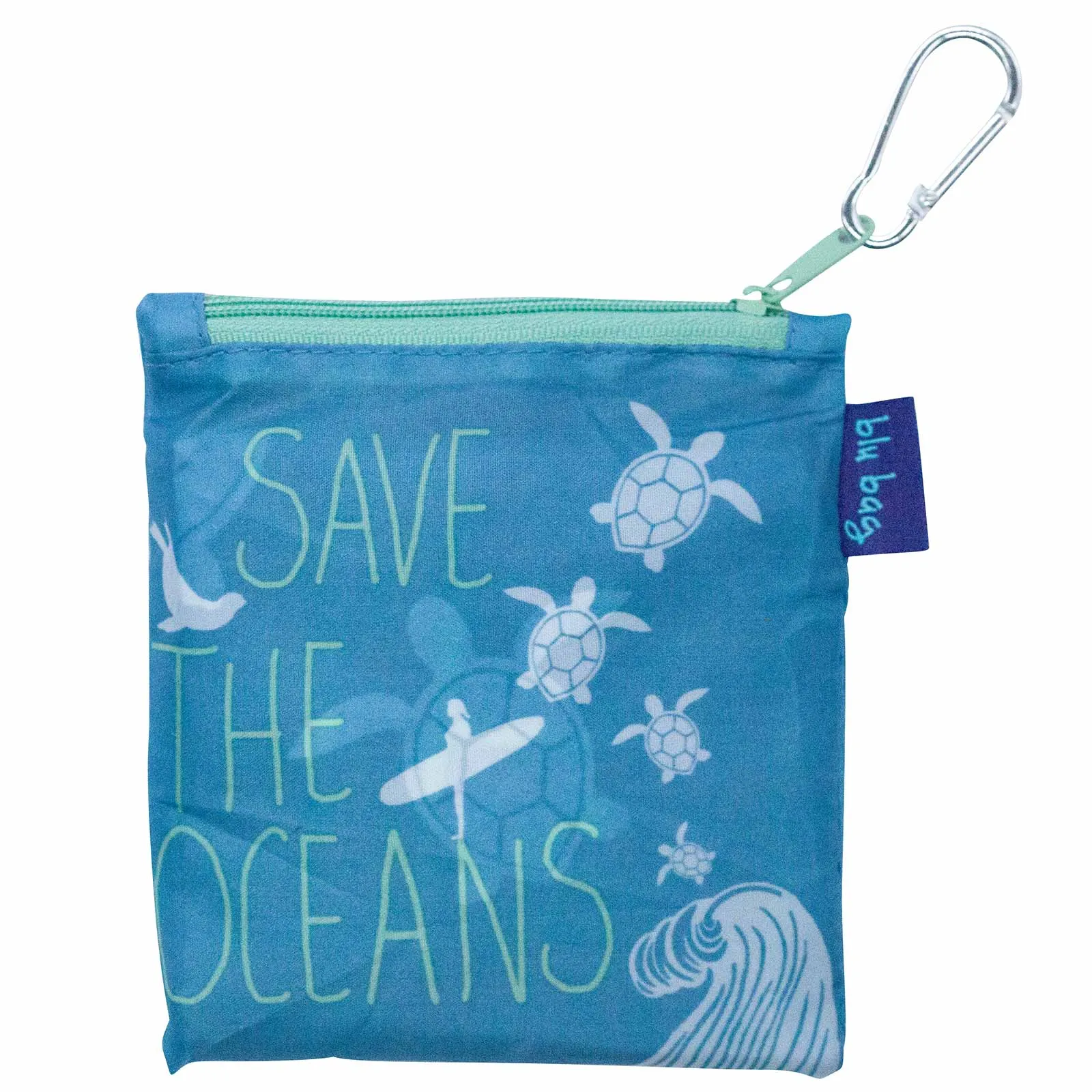 Save the Ocean Reusable Shopping Bag-Machine washable