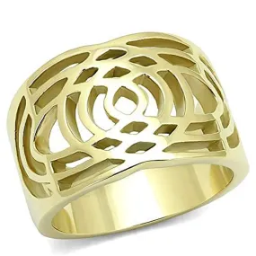 WildKlass Stainless Steel Ring IP Gold Women